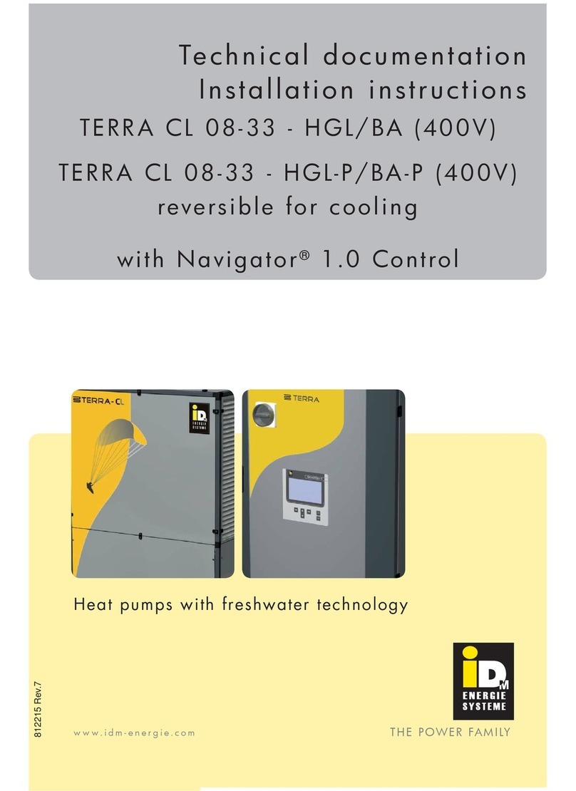 IDM-Energiesysteme Terra CL 08-HGL Technical documentation and installation instructions IDM-Energiesysteme Terra CL 08-HGL Technical documentation and installation instructions