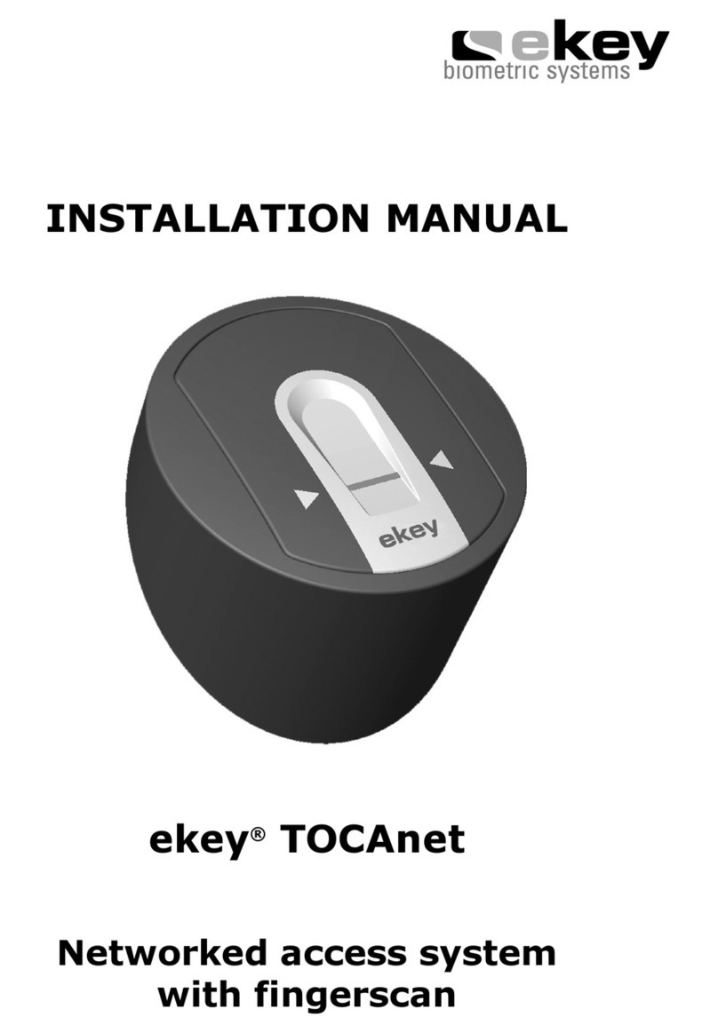 eKey TOCAnet User manual