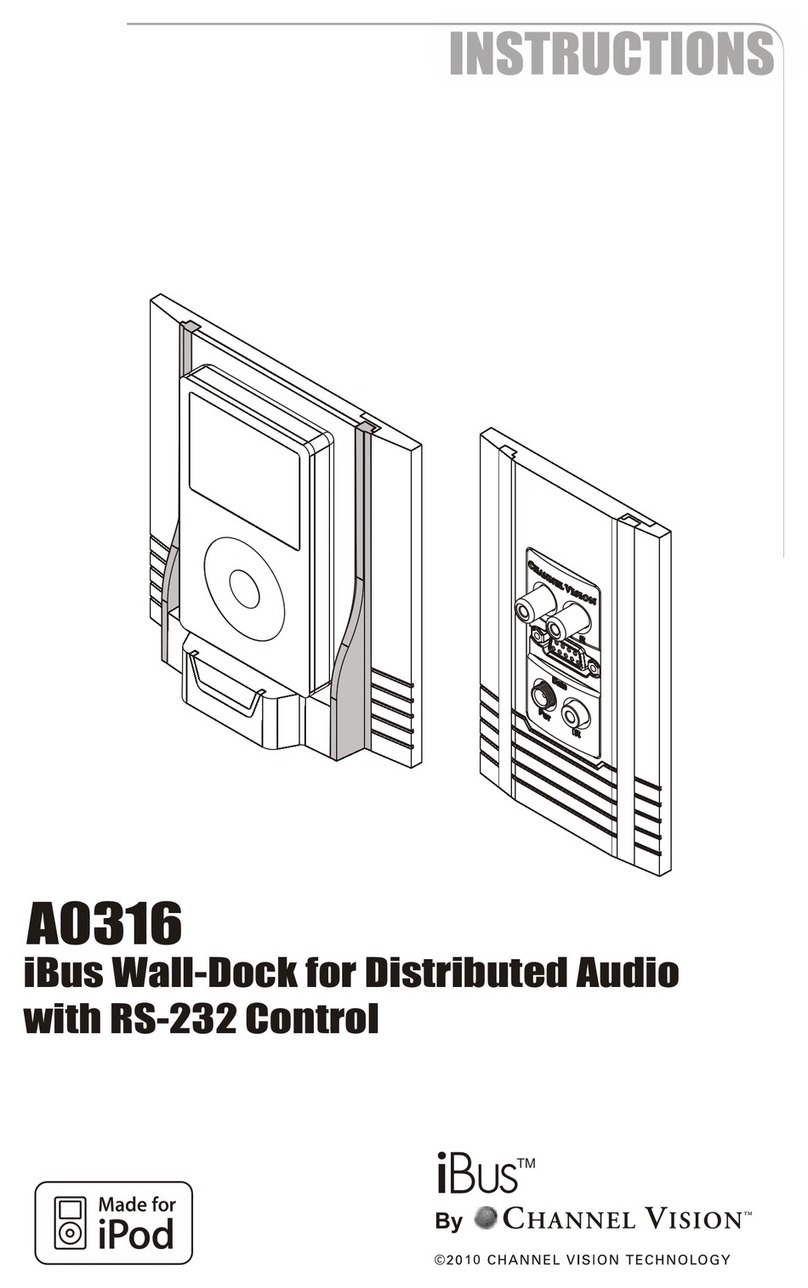 Channel Vision A0316 User manual