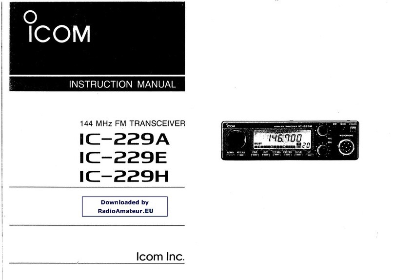 Icom IC-229A User manual