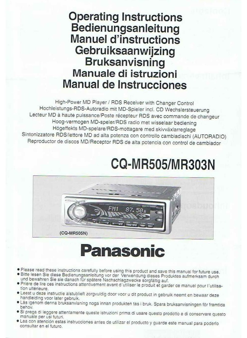 Panasonic CQ-MR500N User manual