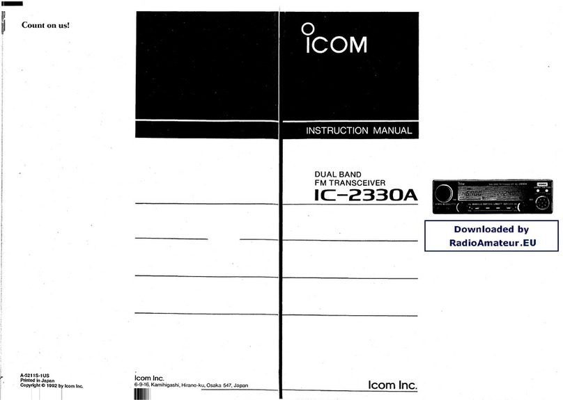 Icom IC-2330A User manual