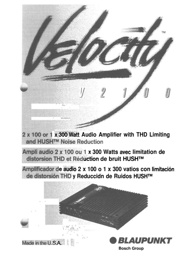 Velocity V2100 instruction manual