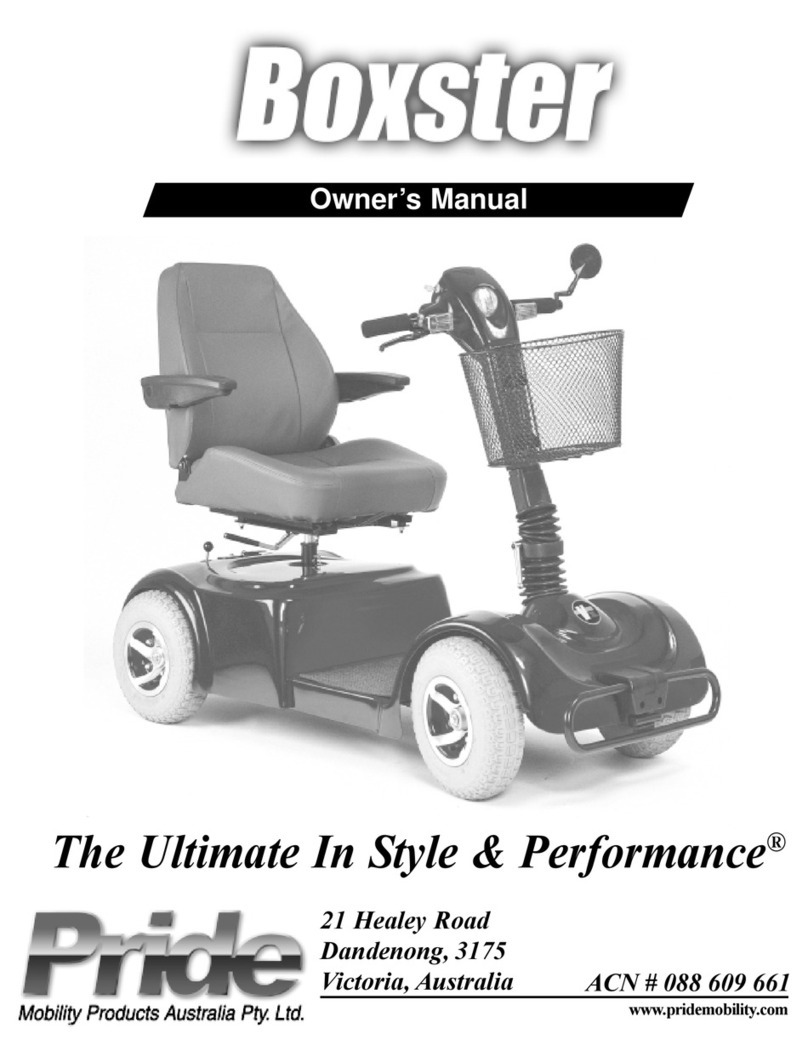 Pride Boxter owner's manual