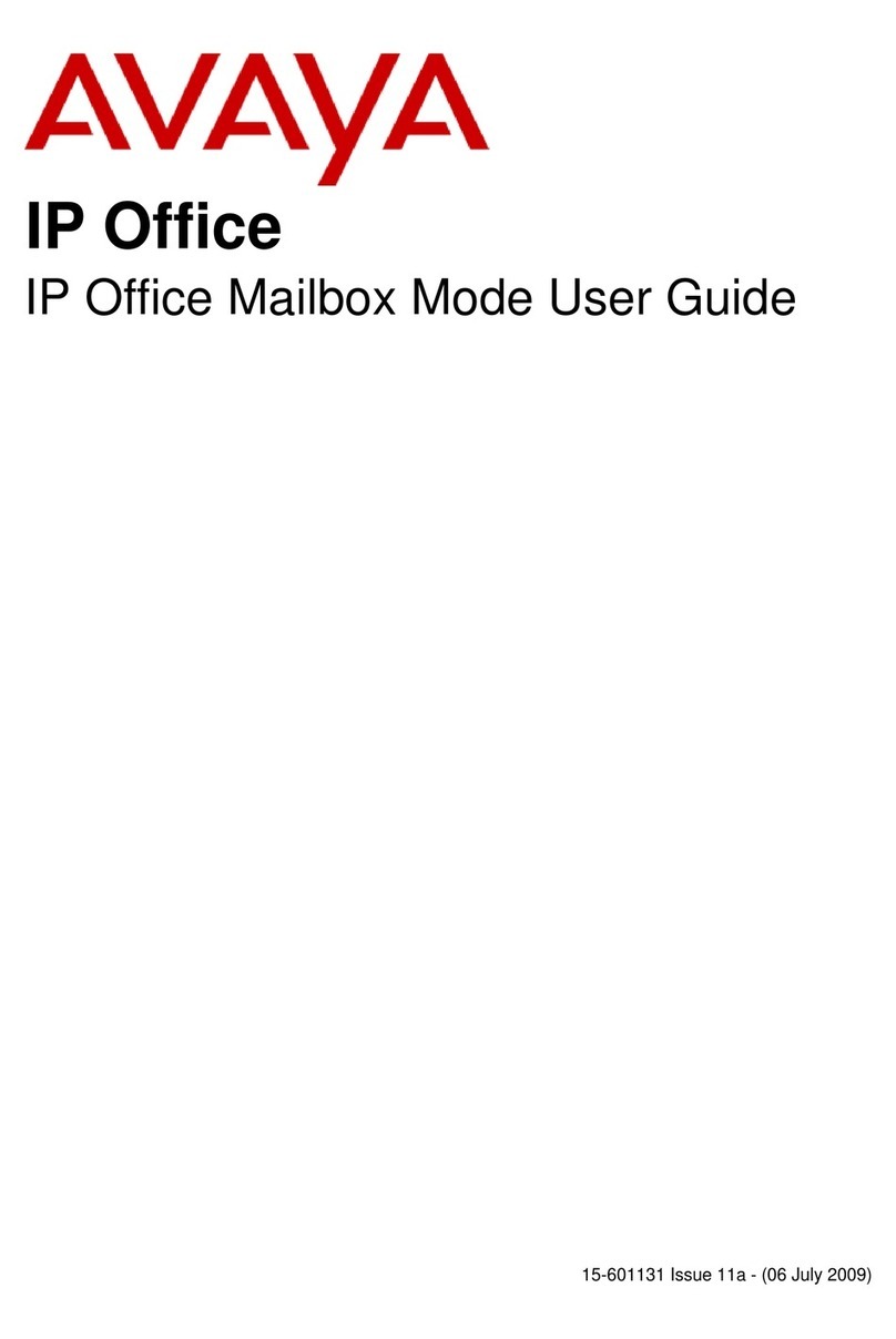 Avaya IP Office Phone Manager user guide