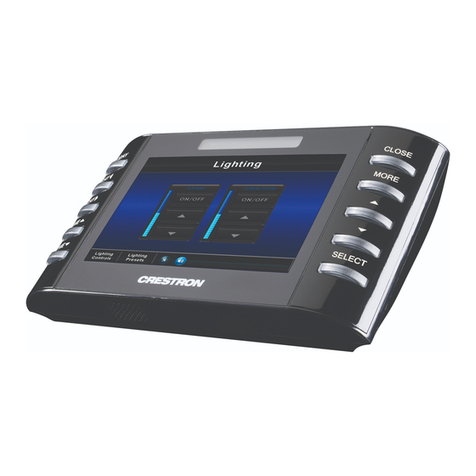 Crestron Touch Screens withRoomView User manual