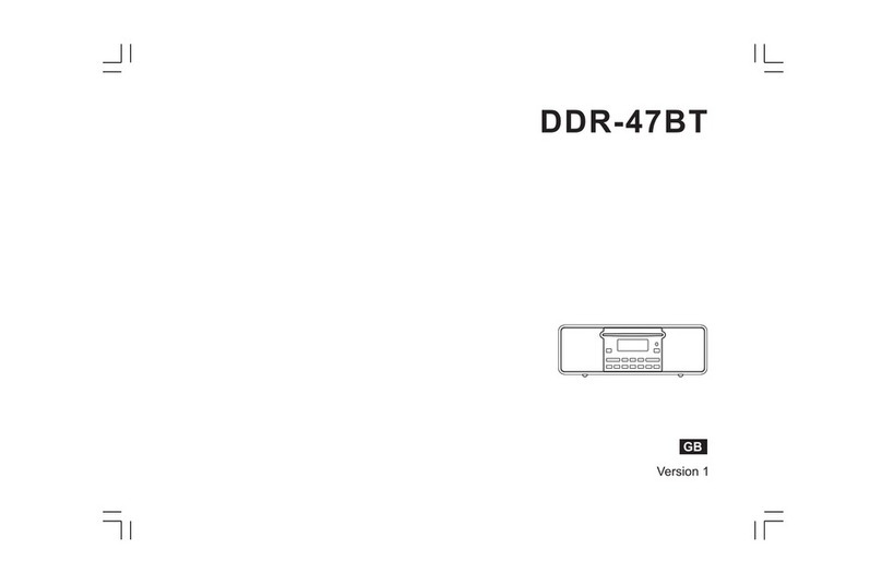 Sangean DDR-47BT User manual Sangean DDR-47BT User manual