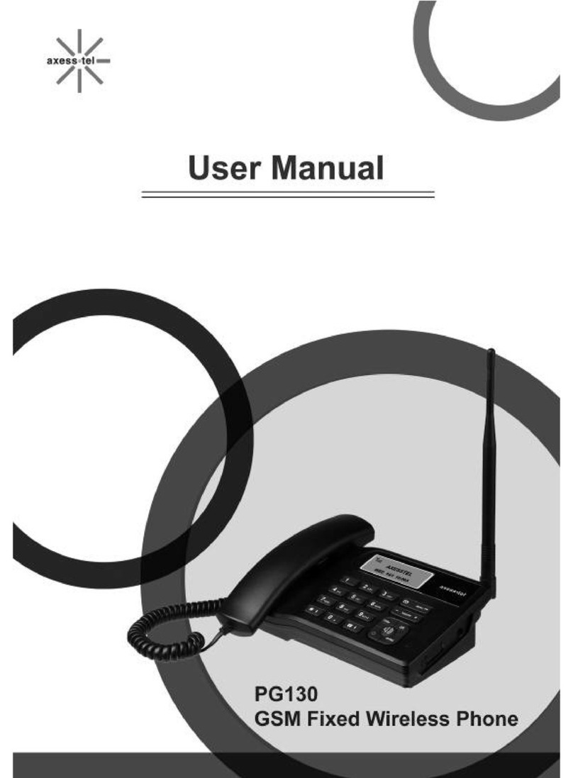 Axesstel PG130 user manual