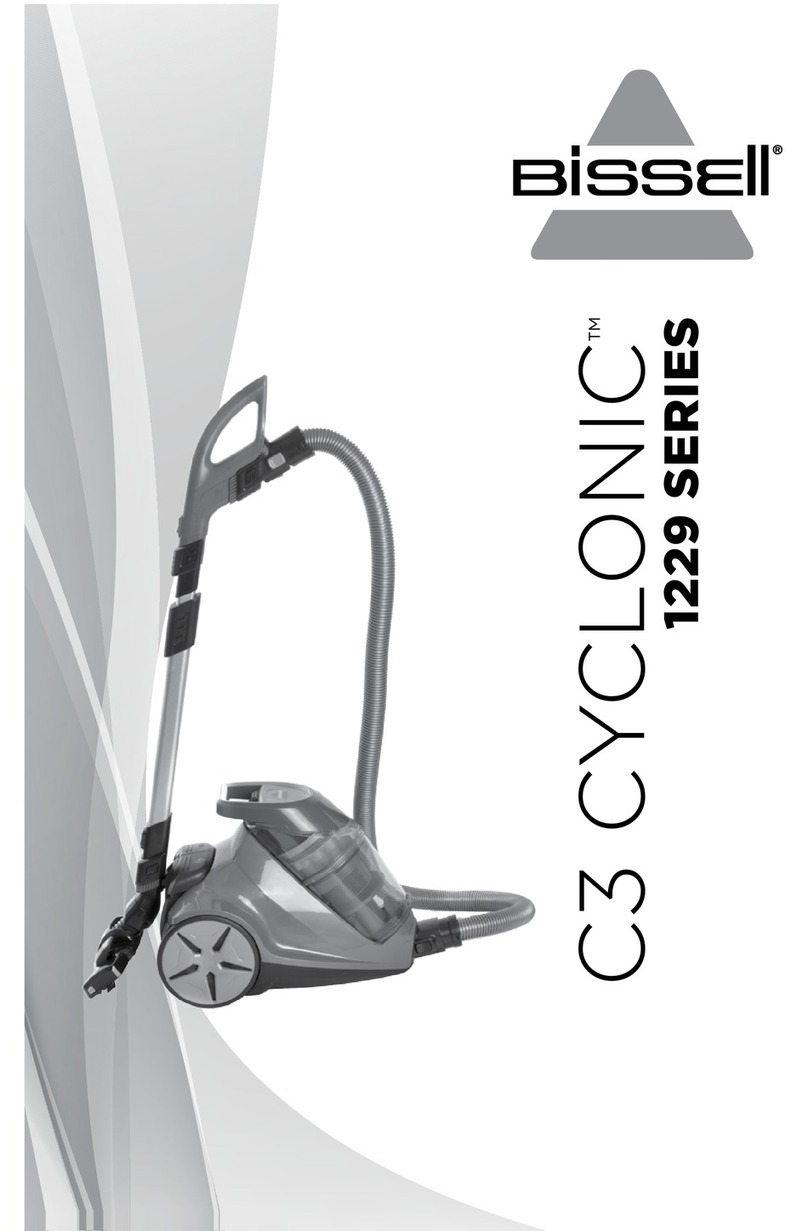 Bissell C3 Cyclonic 1229 Series user guide