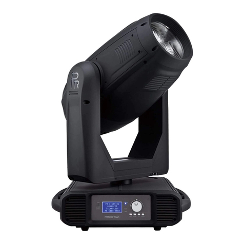 PR Lighting PR5000 User manual