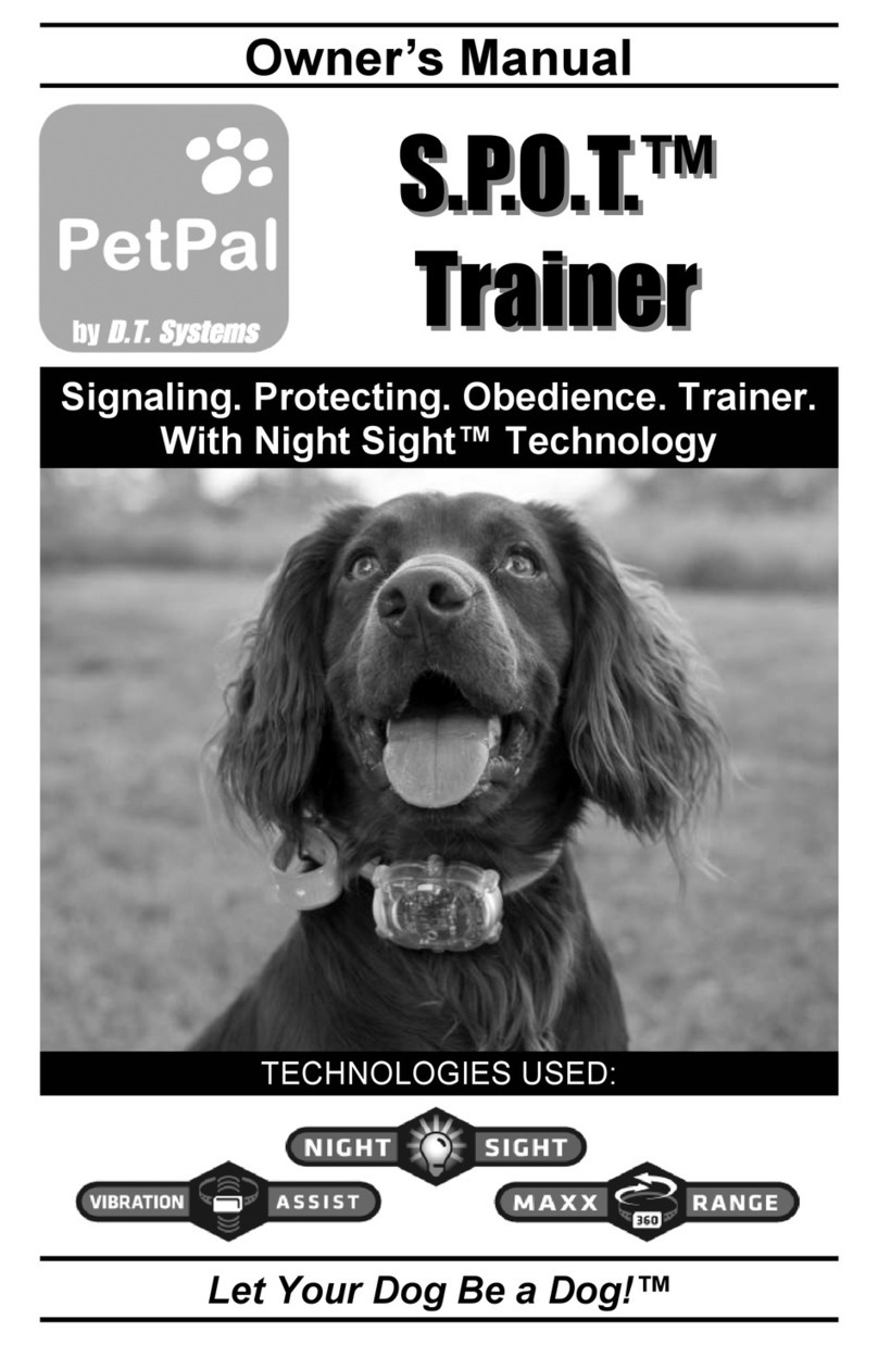 PetPal S.P.O.T. owner's manual