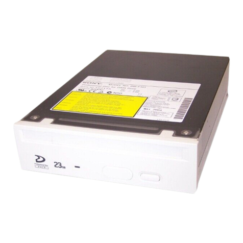 Sony BW-F101 Professionnal Disc for Data Drive user guide