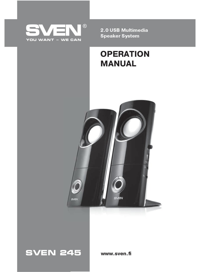 Sven 245 User manual