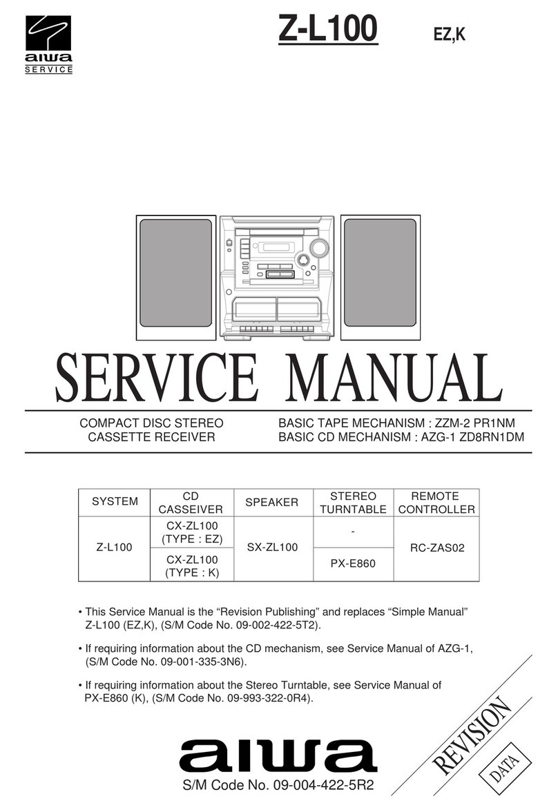 Aiwa Z-L100 Service manual