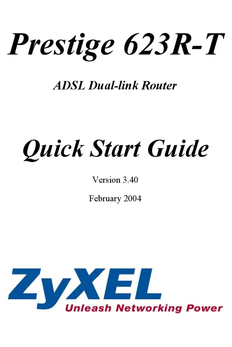 ZyXEL Communications Prestige 623R-T User manual ZyXEL Communications Prestige 623R-T User manual