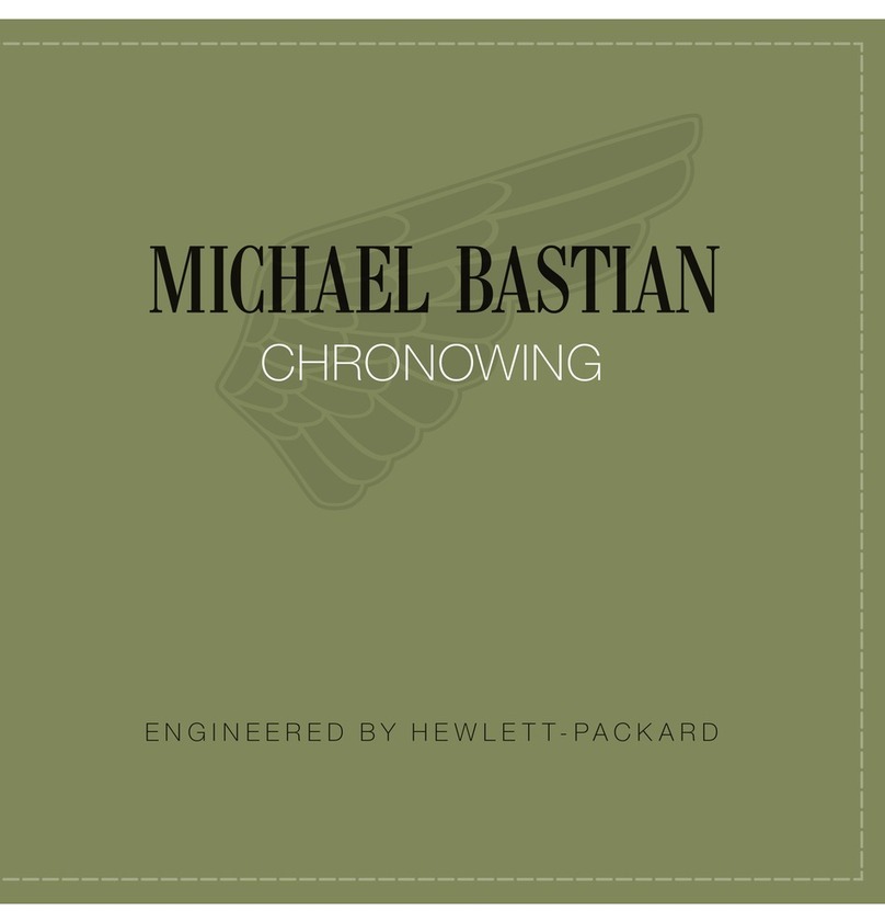 Michael Bastian Chronowing owner's manual