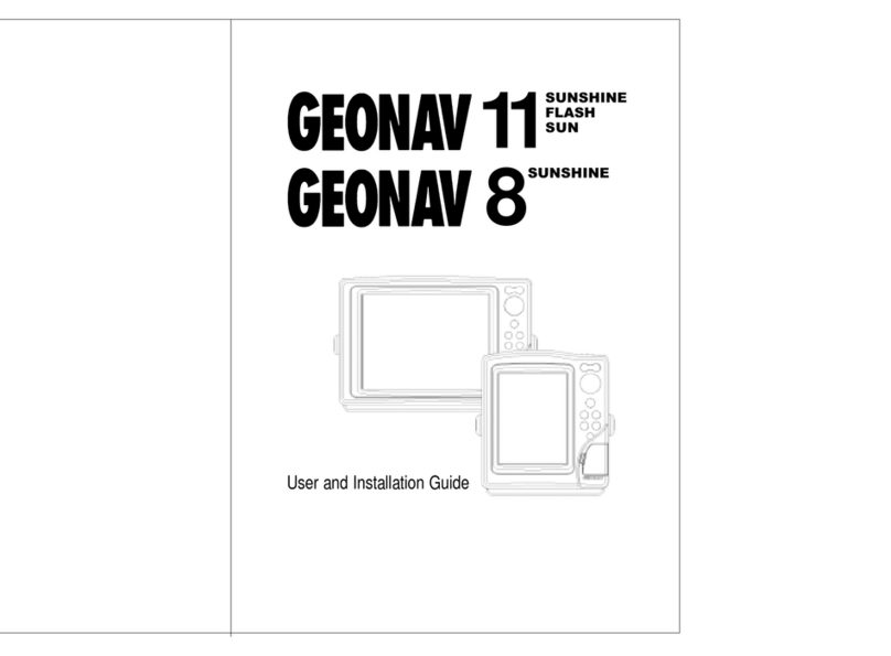 Geonav 11 Sun User and installation guide