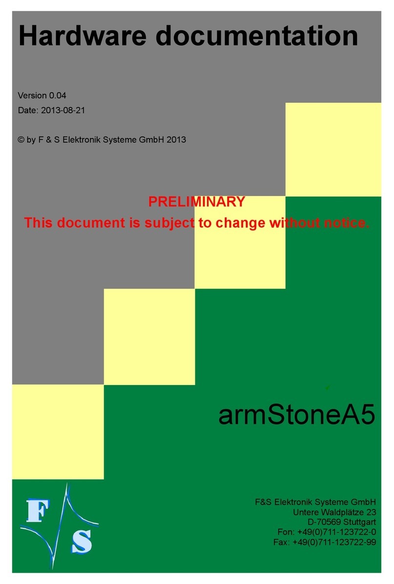 F&S armStoneA5 Hardware documentation
