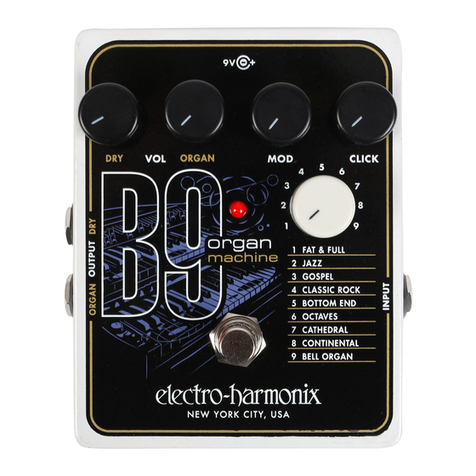 Electro-Harmonix B9 Operation manual