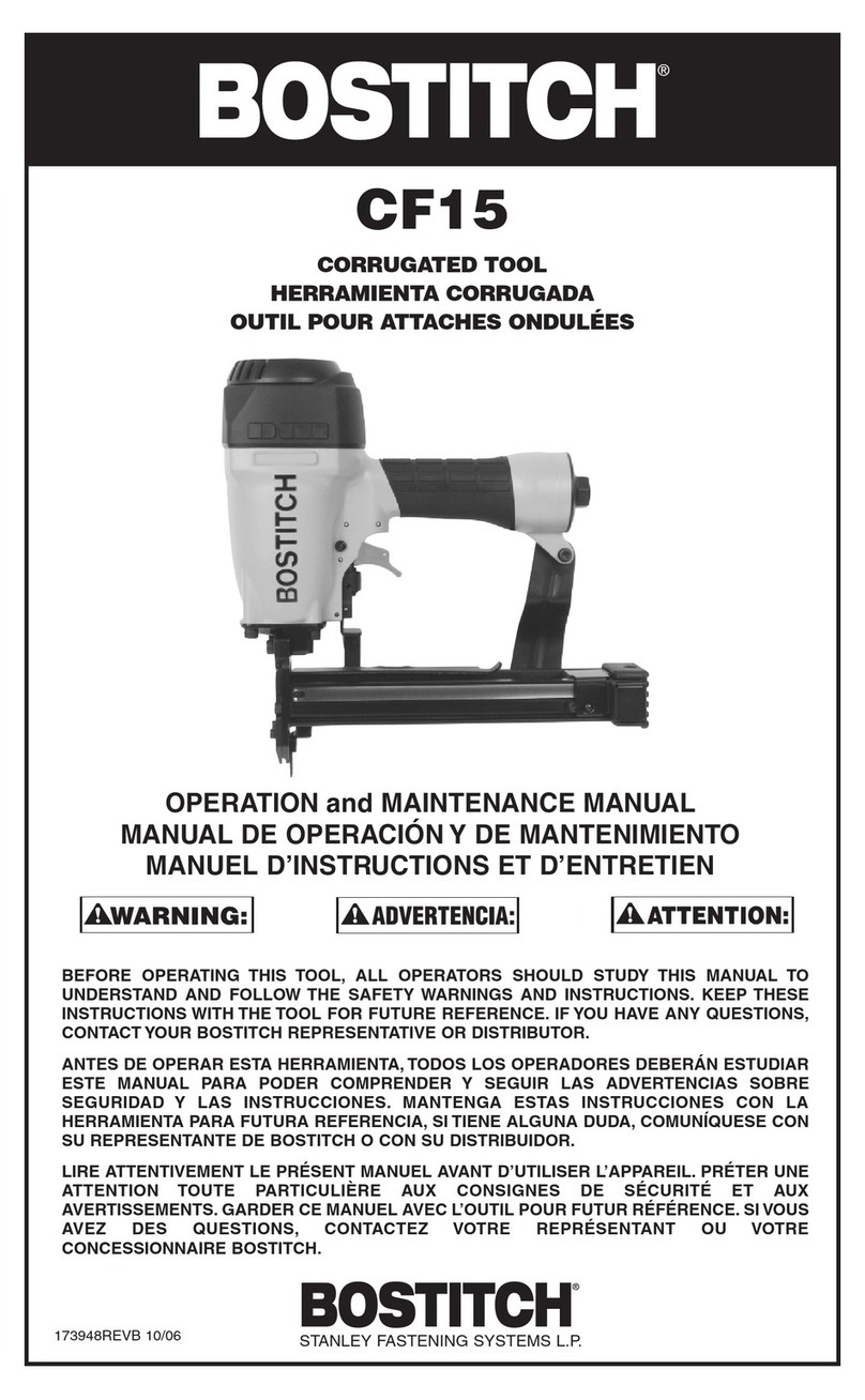 Bostitch CF15 User manual