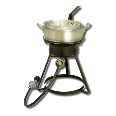 King Kooker cast cooker With timer User manual
