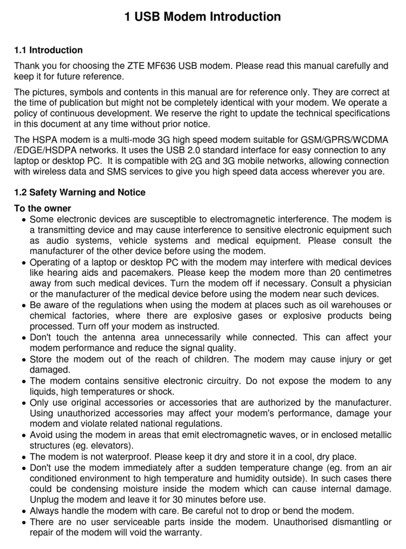 Zte MF636 User manual