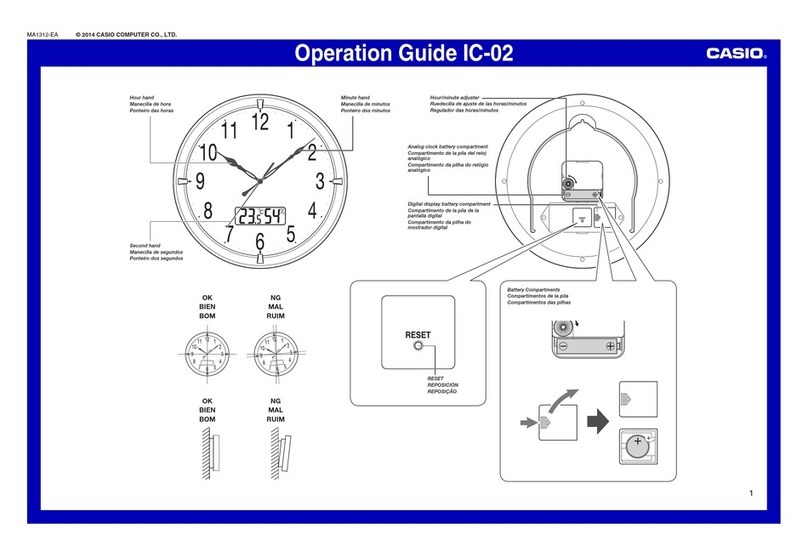Casio IC-02 User manual Casio IC-02 User manual