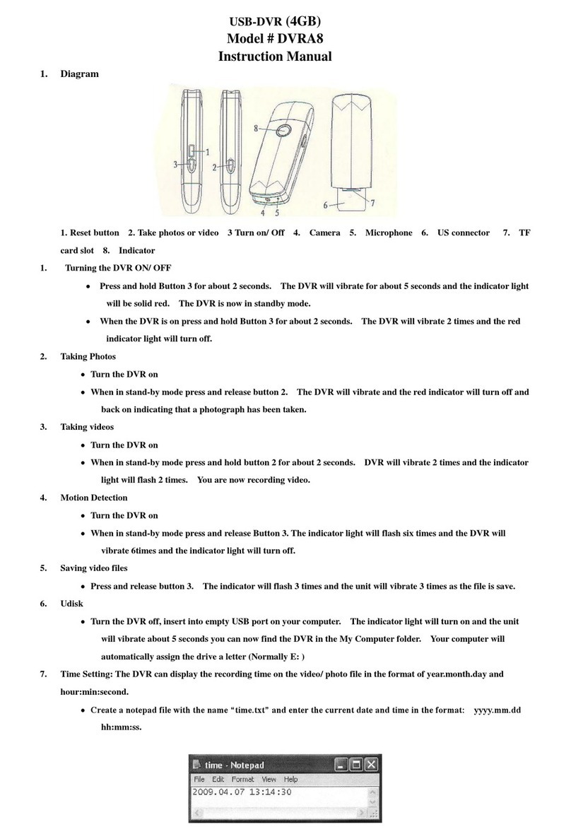Cutting Edge DVRA8 instruction manual