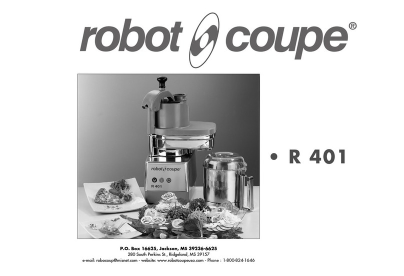 Robot Coupe R401 User manual