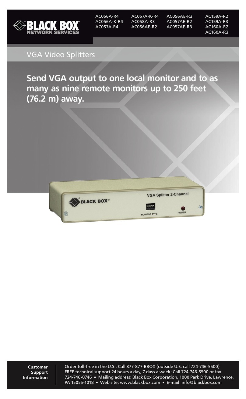Black Box AC056A-R4 User manual