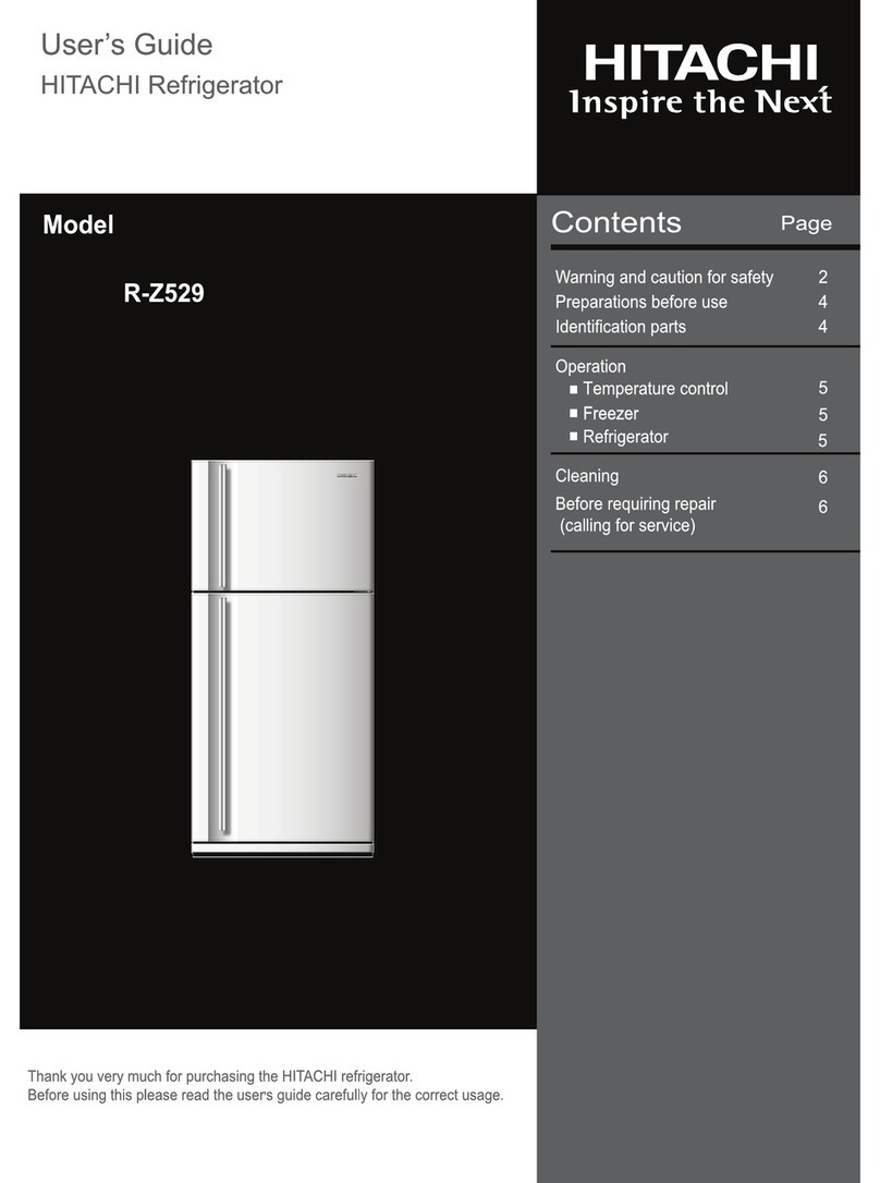Hitachi R-Z529 User manual Hitachi R-Z529 User manual
