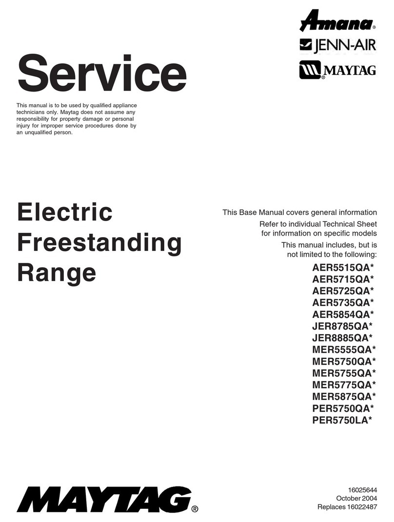 Maytag AER5515QA Series Service manual Maytag AER5515QA Series Service manual