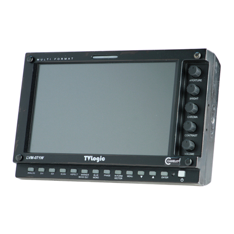 TV Logic LVM-071W User manual