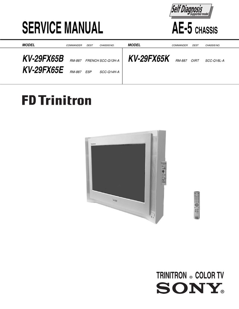 Sony Trinitron KV-29FX65E User manual
