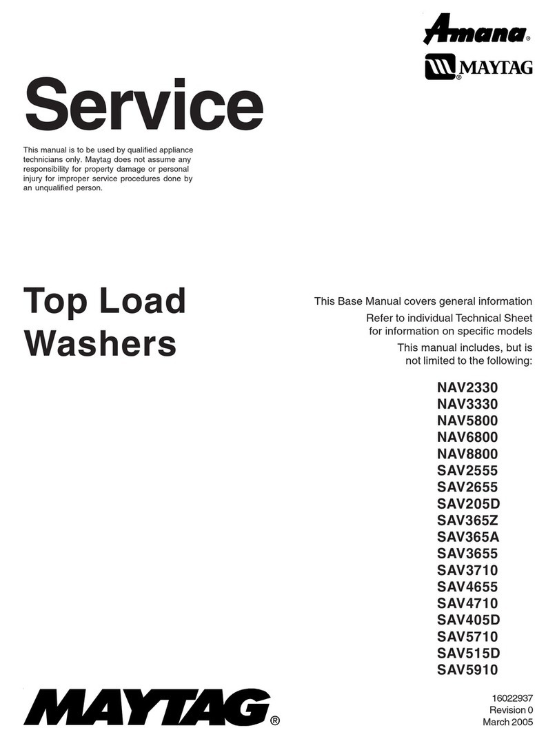 Maytag NAV2330 User manual