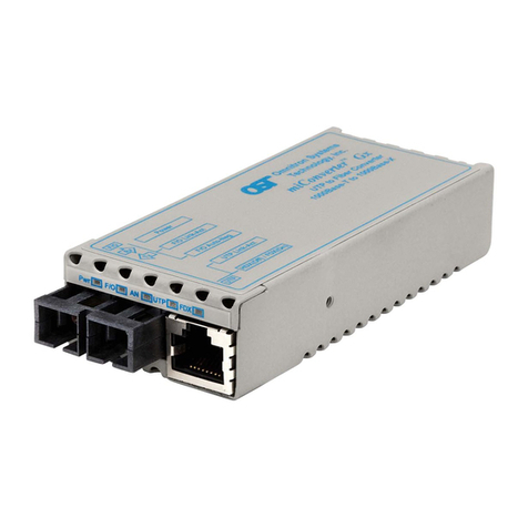 Omnitron Systems Technology miConverter GX/T user manual