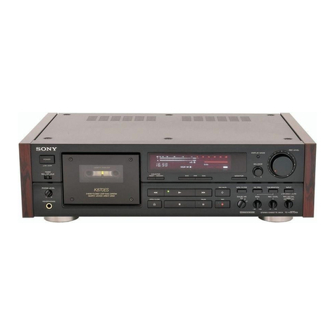 Sony TC-K222ESL User manual