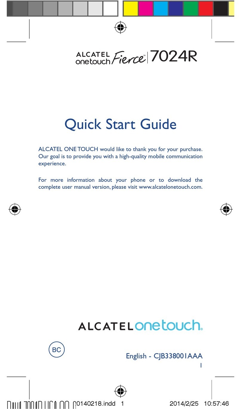 Alcatel OneTouch 7024R Fierce User manual