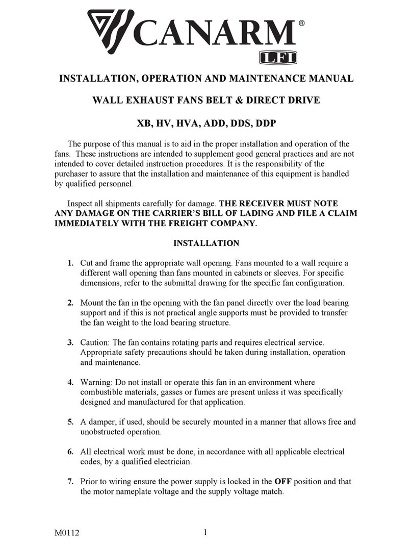 Canarm XB User manual Canarm XB User manual