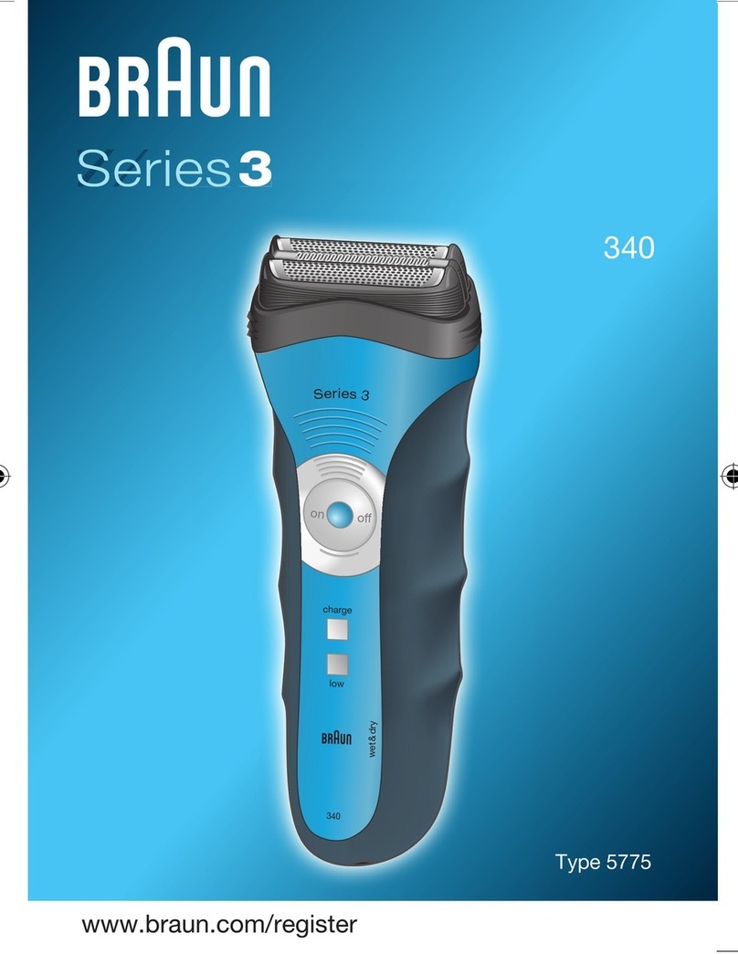 Braun 340 User manual Braun 340 User manual