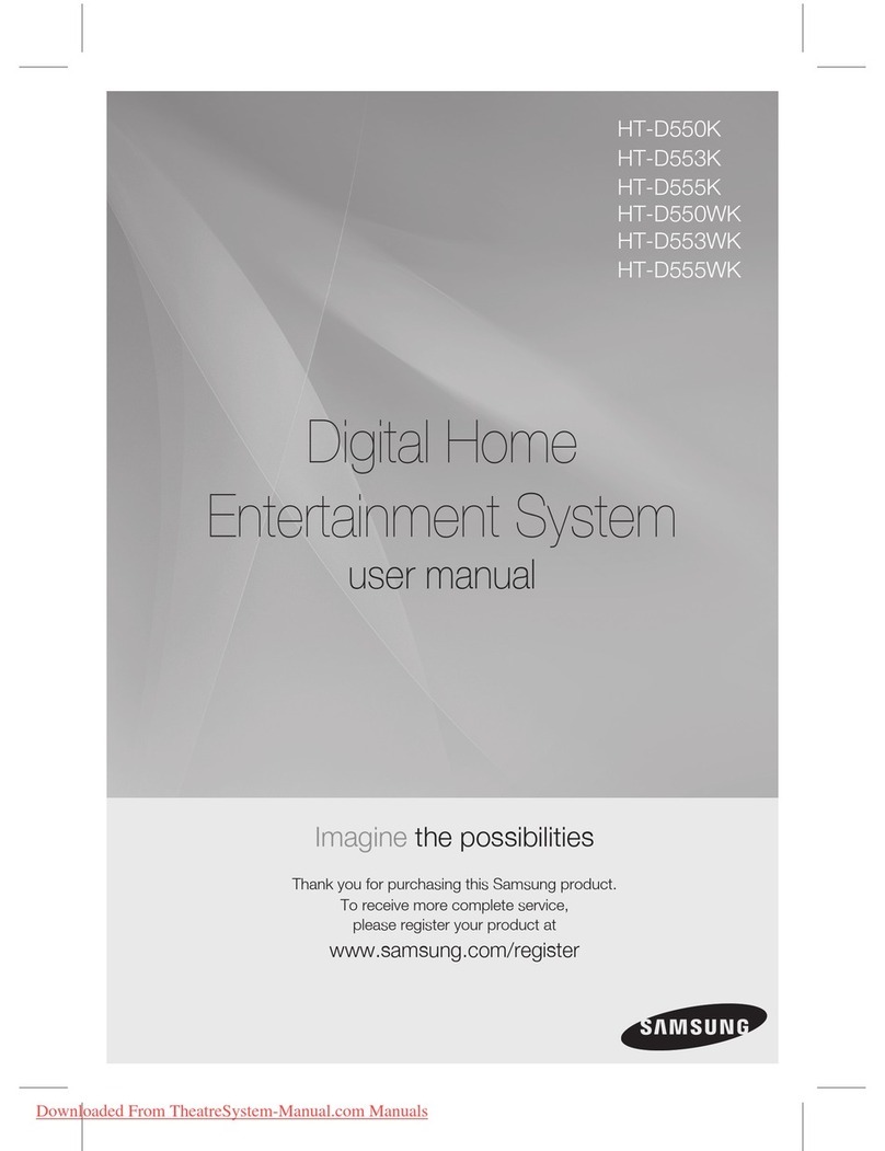 Samsung HT-D550K User manual