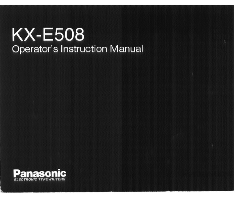 Panasonic KX-E50 Assembly instructions Panasonic KX-E50 Assembly instructions