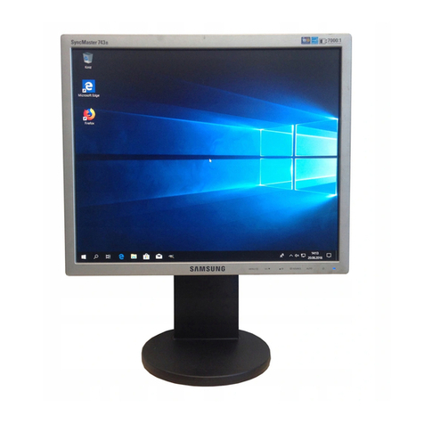 Samsung SyncMaster 743N User manual Samsung SyncMaster 743N User manual