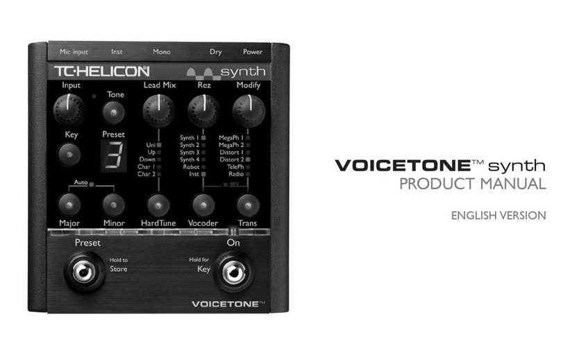 TC-Helicon Voicetone product manual