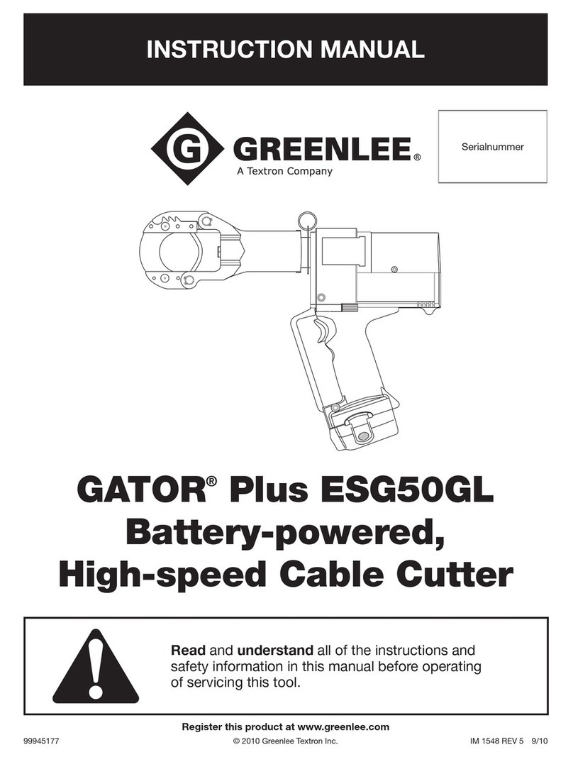 Greenlee GATOR Plus ESG50GL User manual