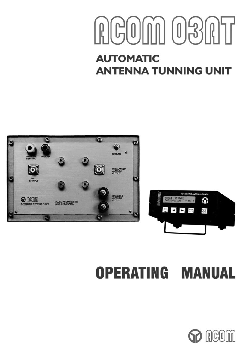 Acom 03AT operating manual