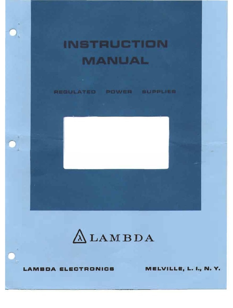 Lambda Electronics LND-Y-152 User manual