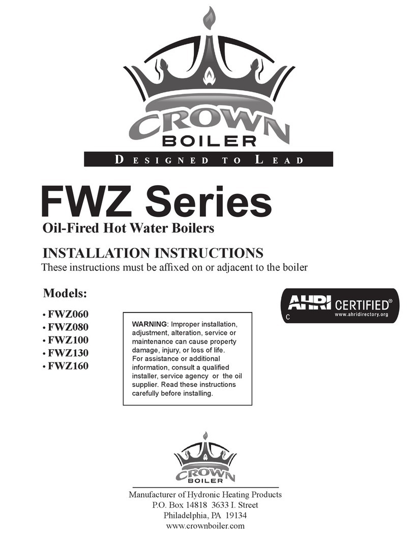 Crown Boiler FWZ060 installation instructions