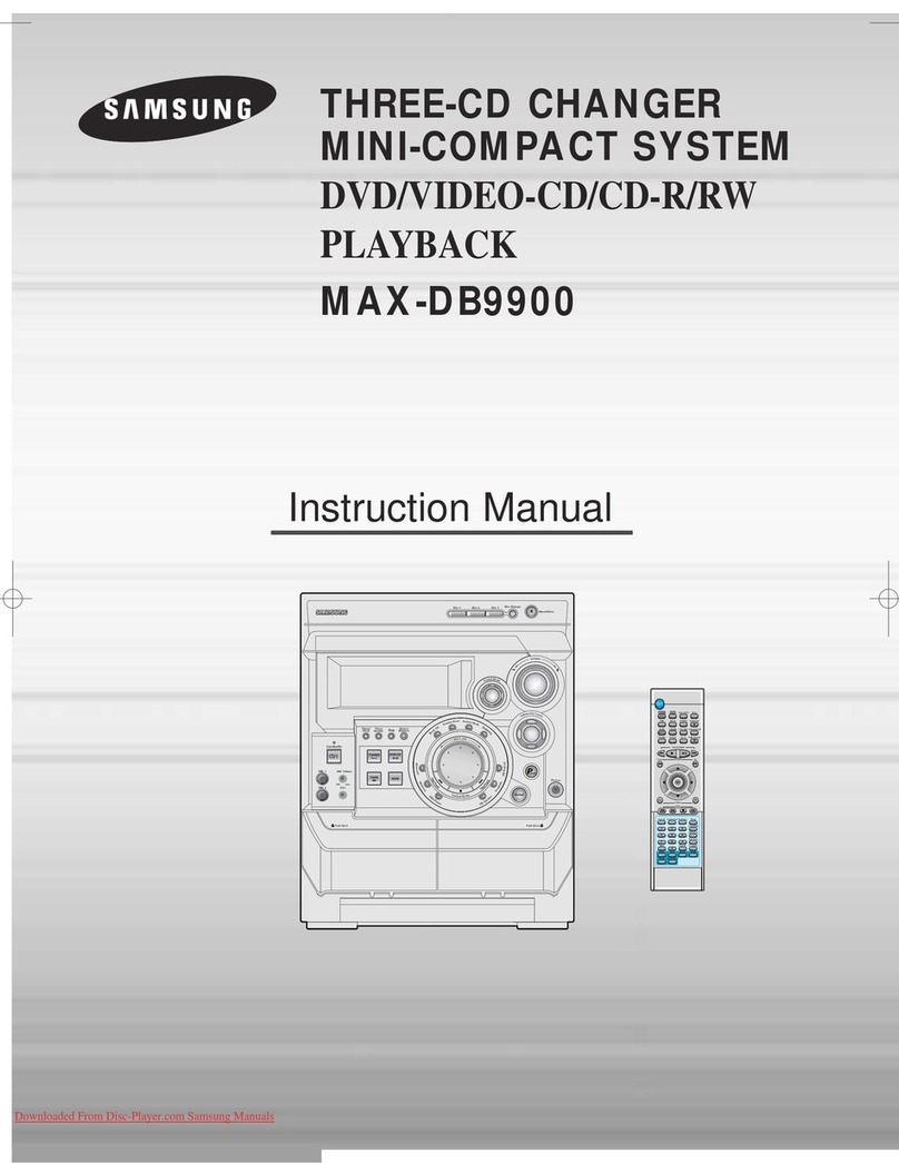 Samsung MAX-DB9900 instruction manual
