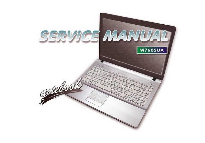 Clevo W760SUA Service manual